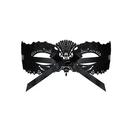 Obsessive A700 Decorative Lace Mask Black Adjustable One Size