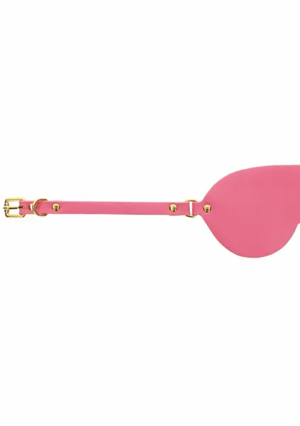Taboom Malibu Blindfold Pink Vegan PU Leather Adjustable Strap