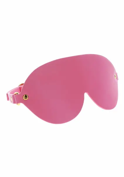Taboom Malibu Blindfold Pink Vegan PU Leather Adjustable Strap
