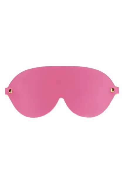 Taboom Malibu Blindfold Pink Vegan PU Leather Adjustable Strap