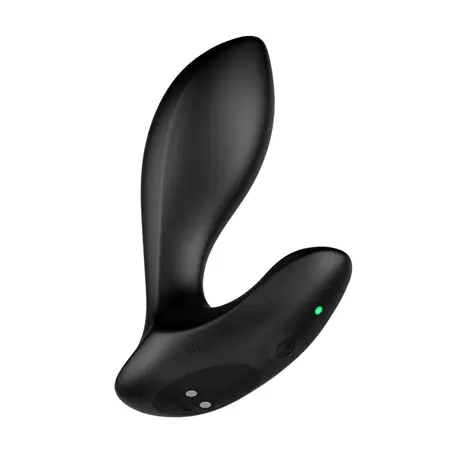 Nexus Duo Plug Remote Control Silicone System Small Black 98mm
