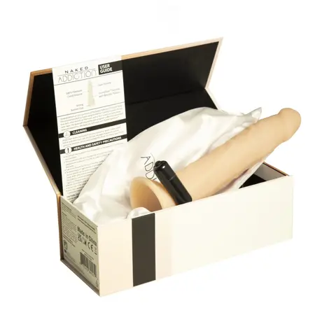 Naked Addiction Silicone Bendable System Dual Layer Vanilla 22.8cm