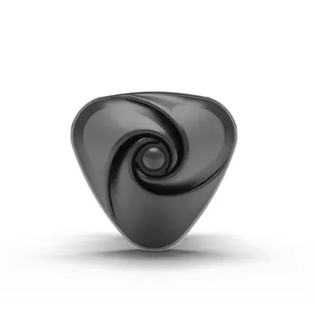 Mystim Heart's Desire e-Stim Lay-On Device Black - 8 Programs, Platinum Silicone