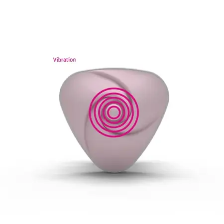 Mystim Heart’s Desire Lay-On Massager Rose Medical Silicone