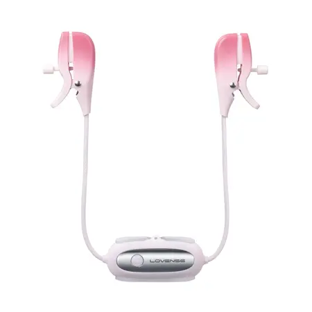 Lovense Gemini Smart Wearable Vibrating Clamps, App-Controlled, Black