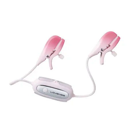 Lovense Gemini Smart Wearable Vibrating Clamps, App-Controlled, Black