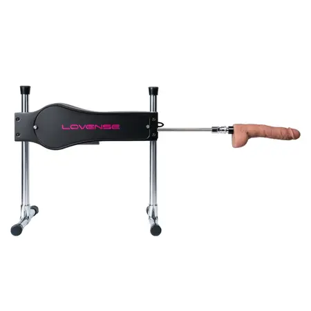 Lovense Sex Machine - Dual-Sided Remote-Controlled Intimate Device, Black