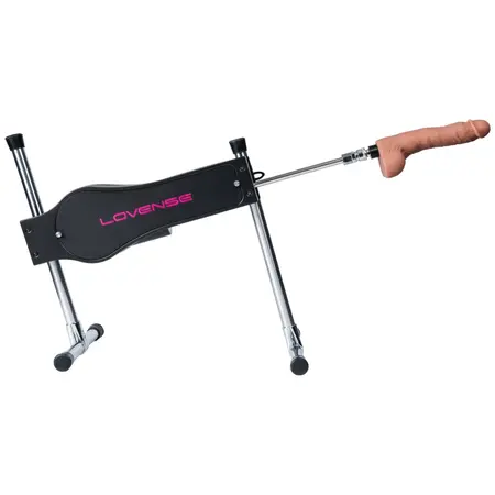 Lovense Sex Machine - Dual-Sided Remote-Controlled Intimate Device, Black