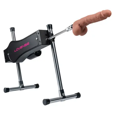 Lovense Sex Machine - Dual-Sided Remote-Controlled Intimate Device, Black