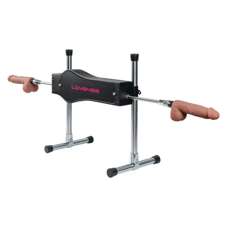 Lovense Sex Machine - Dual-Sided Remote-Controlled Intimate Device, Black
