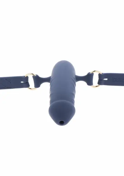TABOOM Silicone Breathable Gag with Adjustable Strap - Black
