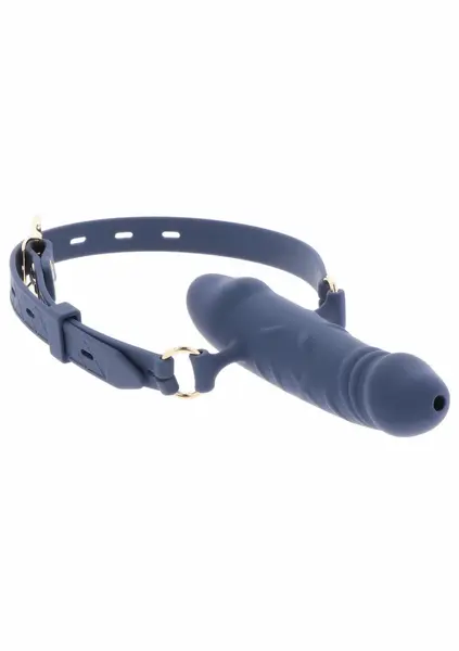 TABOOM Silicone Breathable Gag with Adjustable Strap - Black