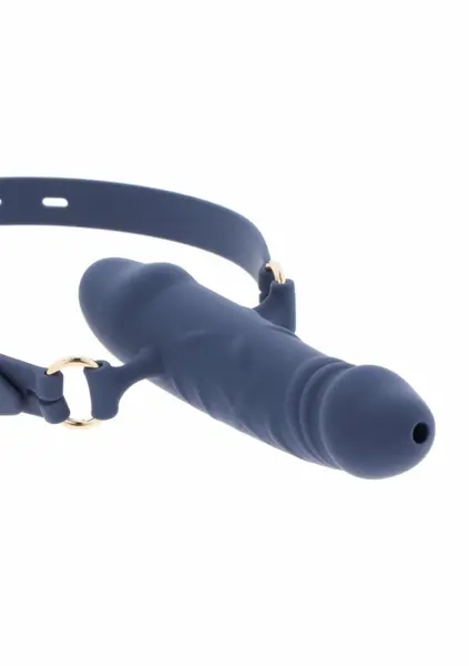 TABOOM Silicone Breathable Gag with Adjustable Strap - Black