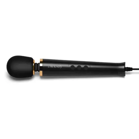 Le Wand Powerful Petite Plug-In Massager Black - Corded Compact Model