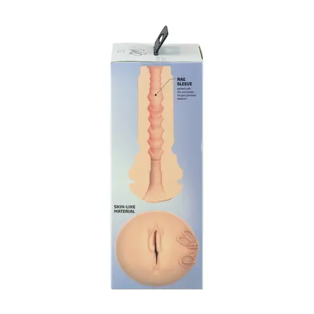 Kiiroo Feel Rae Lil Black Interactive Sleeve - Anatomical TPE Design