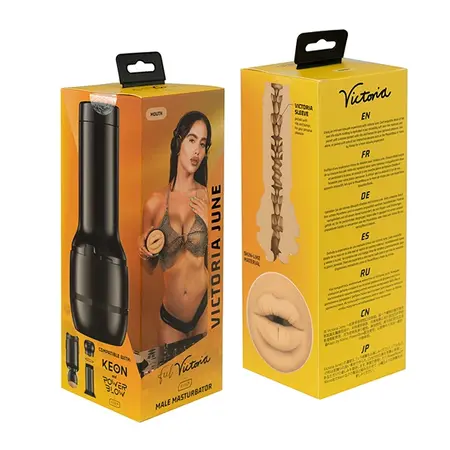 Kiiroo Stars Collection Feel Victoria June Intimate Device - Mouth Edition