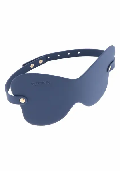 TABOOM Silicone Blindfold - Adjustable Soft Black Eye Mask