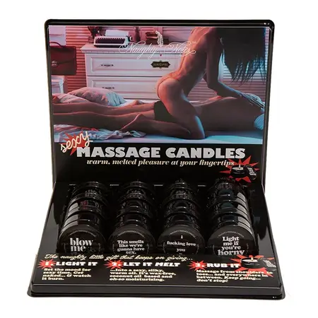 Kama Sutra Mini Massage Candles 6-Pack Vanilla Cream Scented Set