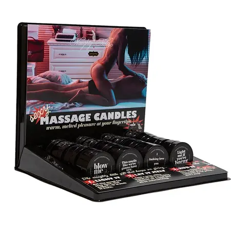 Kama Sutra Mini Massage Candles 6-Pack Vanilla Cream Scented Set