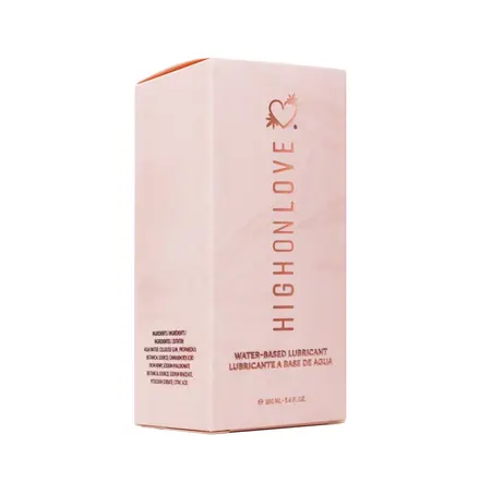 HighOnLove Water-Based Lubricant with Hemp Oil - Vegan, 100 ml
