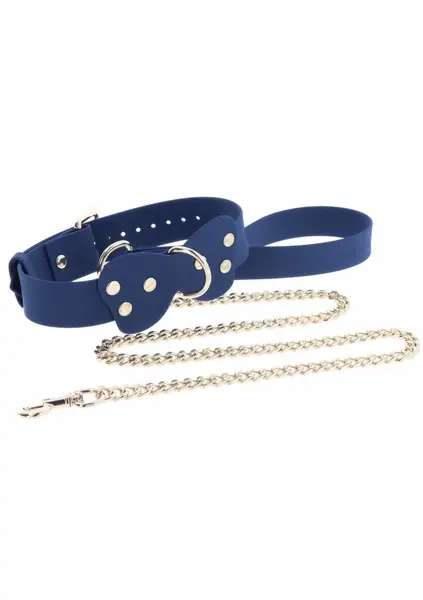 TABOOM Silicone Collar and Leash Set with Adjustable Butterfly Bow