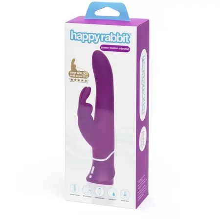 Happy Rabbit Curve Power Motion Intimate Machine Purple Silicone USB