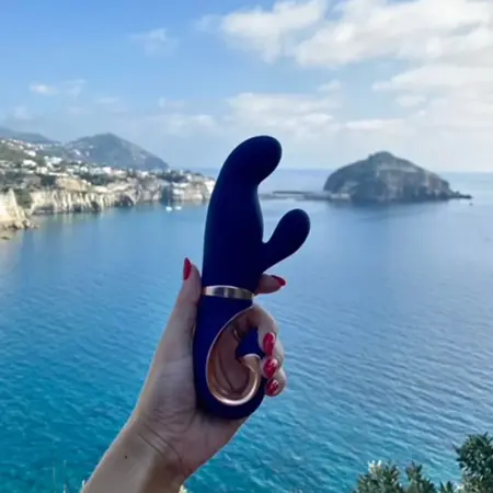 Gvibe Gentley Caribbean Blue - Dual Motor Intimate Device, Waterproof