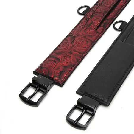 Fifty Shades of Grey Sweet Anticipation Ankle Cuffs Black/Red Adjustable