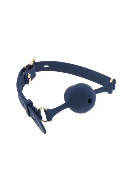 TABOOM Silicone Mouth Gag Adjustable Strap Black 8713221832801