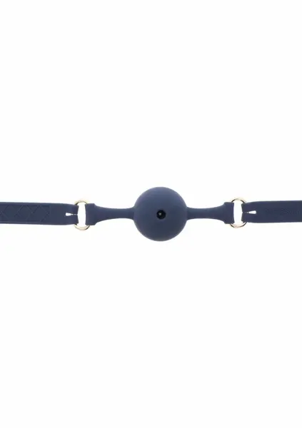 TABOOM Silicone Mouth Gag Adjustable Strap Black 8713221832801