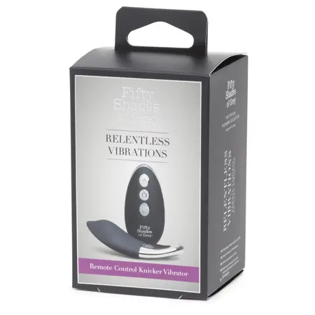 Fifty Shades of Grey Relentless Vibrations Remote Panty Device Black