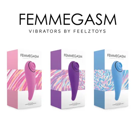 FeelzToys FemmeGasm Tapping & Tickling System Violet 140mm