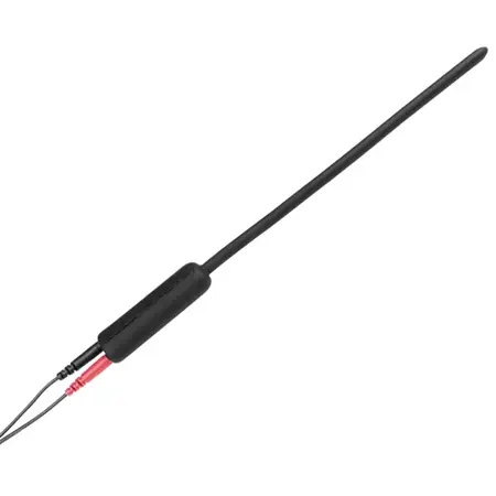 ElectraStim Silicone Noir Flexible 7mm Bi-Polar Urethral Probe Black