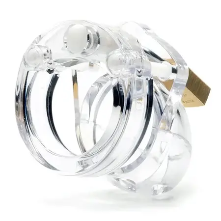 CB-X Mini Me Clear Anatomic Chastity Device Polycarbonate 32mm