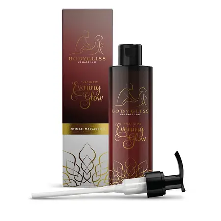 BodyGliss Chai Bliss Evening Glow Massage Oil - Silky Long-Lasting Formula 100ml