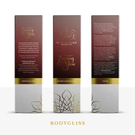 BodyGliss Chai Bliss Evening Glow Massage Oil - Silky Long-Lasting Formula 100ml