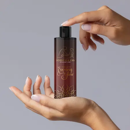 BodyGliss Chai Bliss Evening Glow Massage Oil - Silky Long-Lasting Formula 100ml