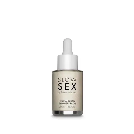 Bijoux Indiscrets Slow Sex Shimmer Dry Oil for Hair & Skin Coconut 30ml