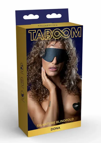 TABOOM Dona Mask Signature Blindfold - Luxurious Soft Touch Design