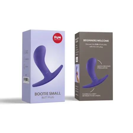 Fun Factory Bootie Violet Small - Compact Silicone Intimate Plug 7.5cm