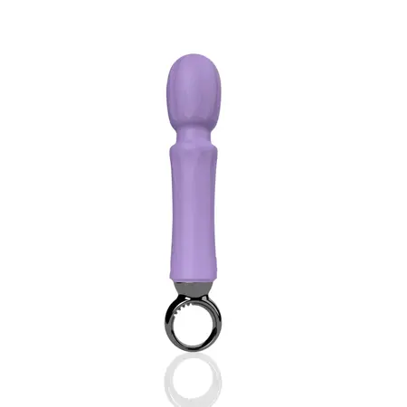 The Screaming O Primo Wand Lilac Rechargeable Silicone Massager
