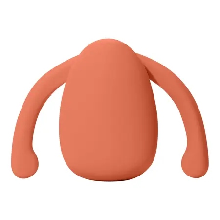 Dame Eva II Wearable Intimate Device Papaya - Hands-Free, Waterproof, 3 Modes