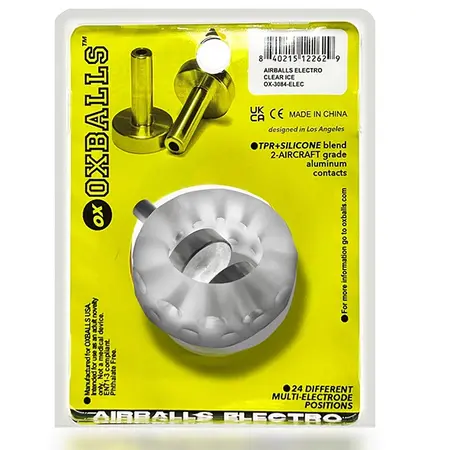 Oxballs Airballs Electro Air-Lite Transparent Silicone Ballstretcher