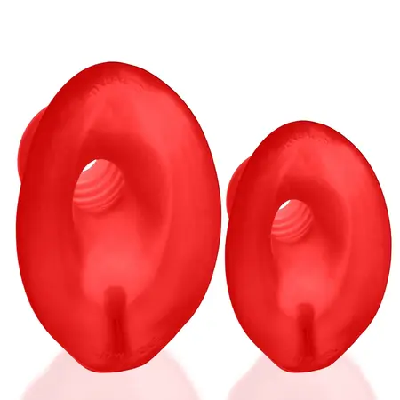 Oxballs Glowhole-2 Hollow Plug Large Red Morph with LED Insert 15.2cm
