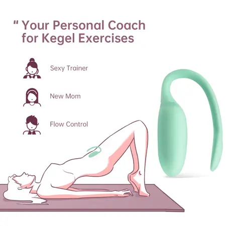 Magic Motion FitCute Smart Kegel Trainer, App-Controlled, Pink, 85mm