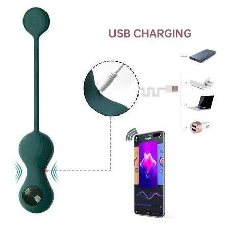 Magic Motion Crystal Duo Smart Kegel Trainer Set with App Control & Weights