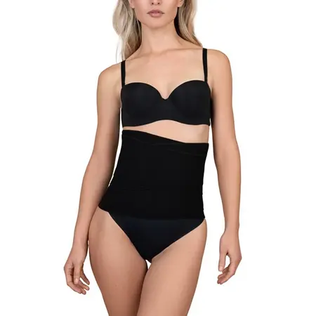 Bye Bra Perfect Shape Adjustable Waist Wrap 4m One Size Black