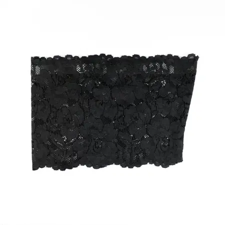 Bye Bra Thigh Bands Lace Black L - Seamless Anti-Friction Comfort