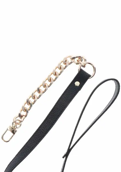 TABOOM Dona Statement Leash - High-Quality Black Restraint Accessory