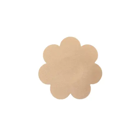 Bye Bra Breast Lift Pads & Satin Nipple Covers Nude A-C Cotton Set